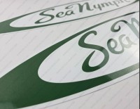 Sea Nymph Soho 16 Boat Logo Decal Set of 2 x 25" Sea Nymph Soho 16 Boat Logo Decal Set of 2 x 25"